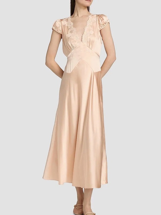 Doen Dresses & Skirts - Doen Coraline Peach Sorbet Small